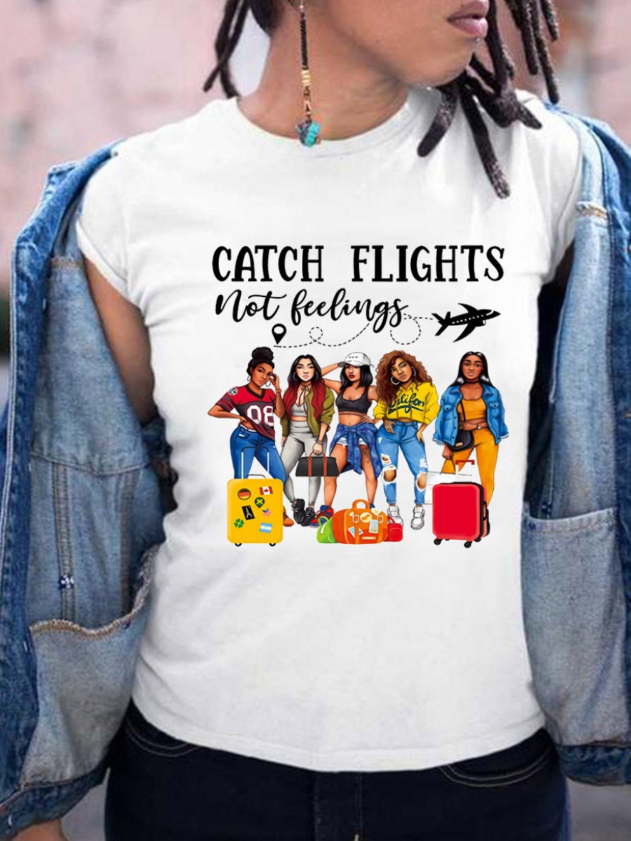 LW Figure Letter Print T-shirt