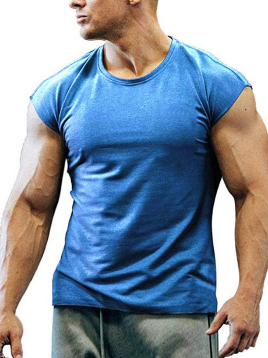 LW Men Cap Sleeve Skinny T-shirt