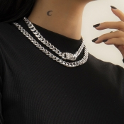 LW Double-layer Chain Necklace