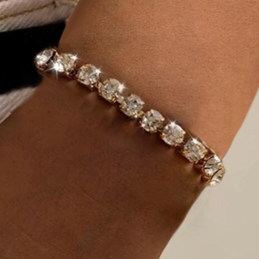 

LW Crystal Bracelet, Rose gold