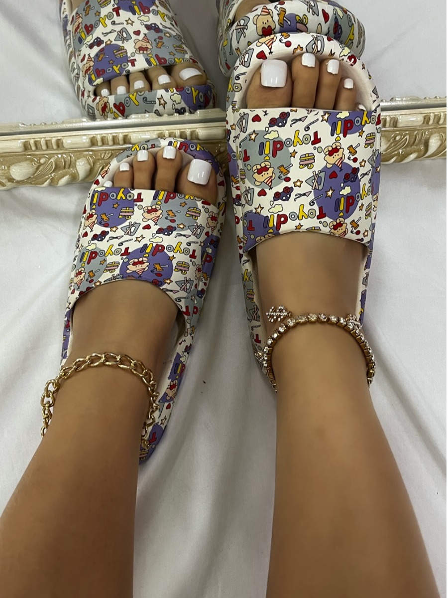 

LW Cartoon Print Slides, Purple
