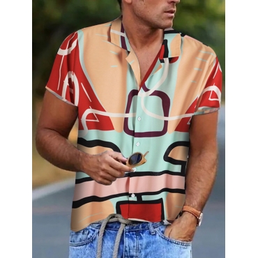 

LW COTTON Men Mixed Print Regular Fit Shirt, Multi