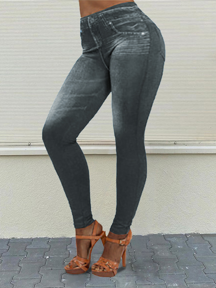 

LW BASICS Plus Size High-waisted High Stretchy Leggings, Black