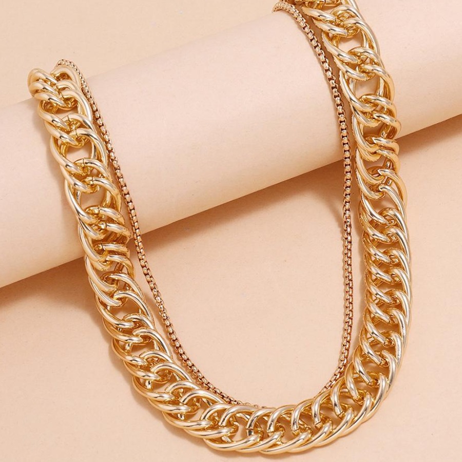 LW Chain Multilayer Necklace