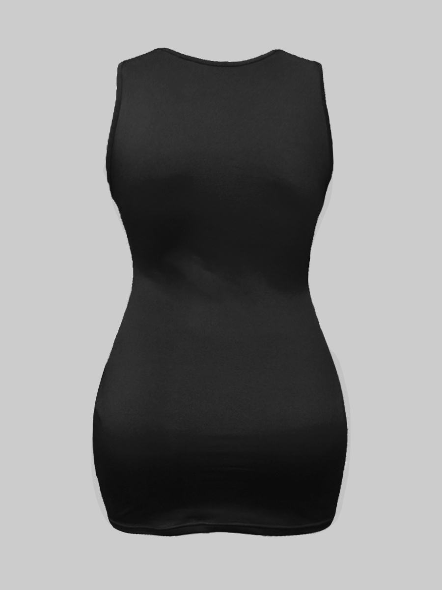 LW Plus Size Cami Ripped Bodycon Dress