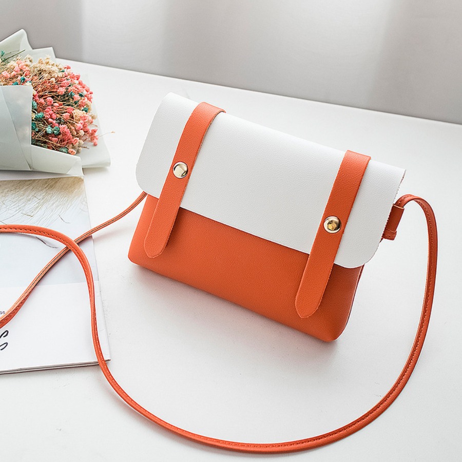 LovelyWholesale Leather Rivet Decor Crossbody Bag All Seasons Sweet Rivets Spring Summer 2024