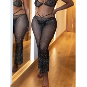 LW SXY Plus Size Sequined See-through Pants Set