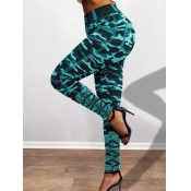 LW Plus Size Camo Print High Stretchy Leggings (Ca