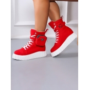 LW Buckle Pocket Design Platform Booties