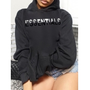 LW Gradient Essentials Letter Print Hoodie