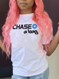 LW Chase Bag Letter Print T-shirt