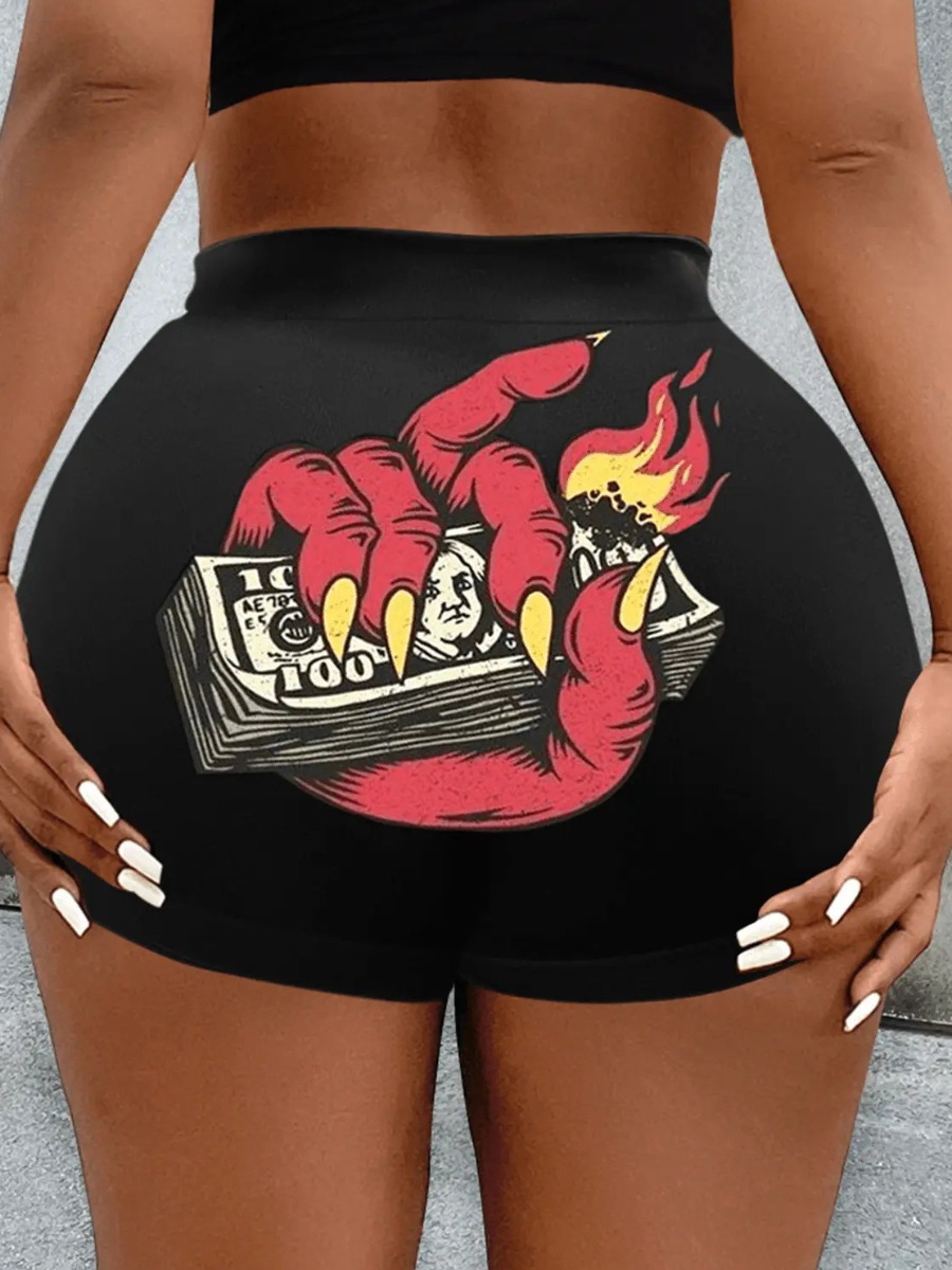 LW Figure Money Print Shorts