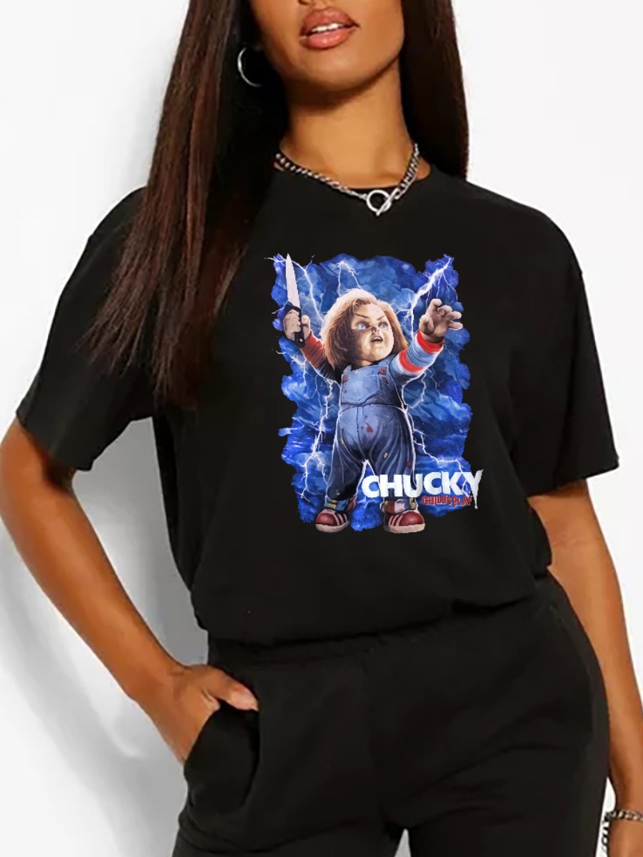 LW Figure Letter Print T-shirt