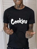 LW Men Cookies Letter Print T-shirt
