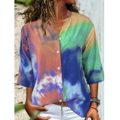 LW Dropped Shoulder Tie Dye Blouse