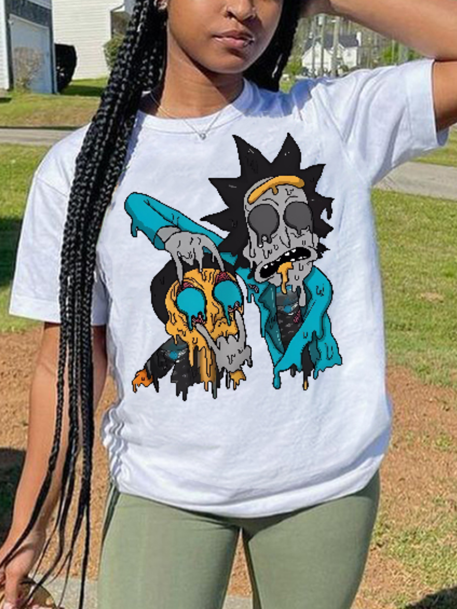 LW Cartoon Print Regular Fit T-shirt