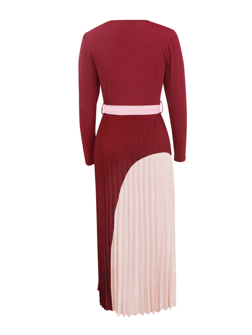 LW BASICS Bandage Design Pleated A Line Dress