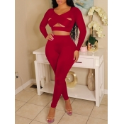 LW SXY Cross-over Cut Out Pants Set