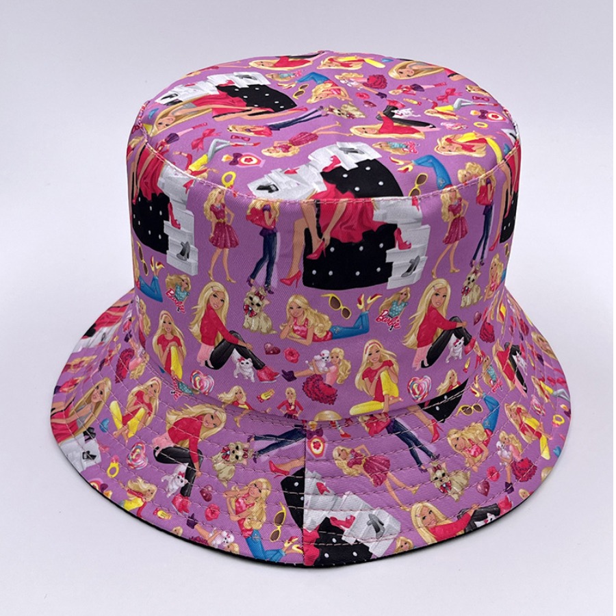 LW Mixed Print Fisherman Sunshade Hat