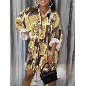 LW Leopard Print Shirt Loose Dress