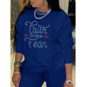 LW Plus Size Rhinestone Arrow Letter Sweatshirt