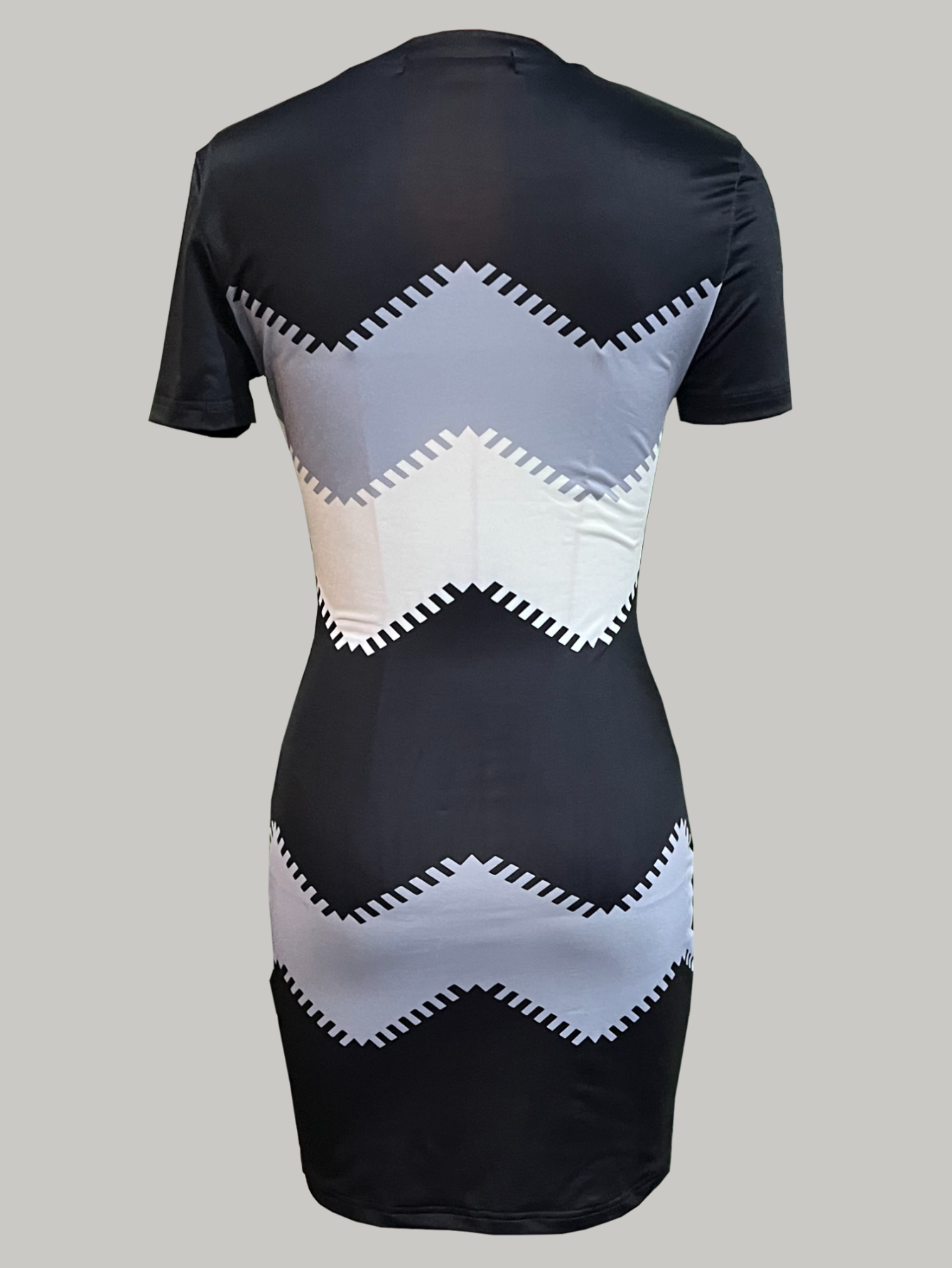 LW Geometric Pattern Print Mini Dress