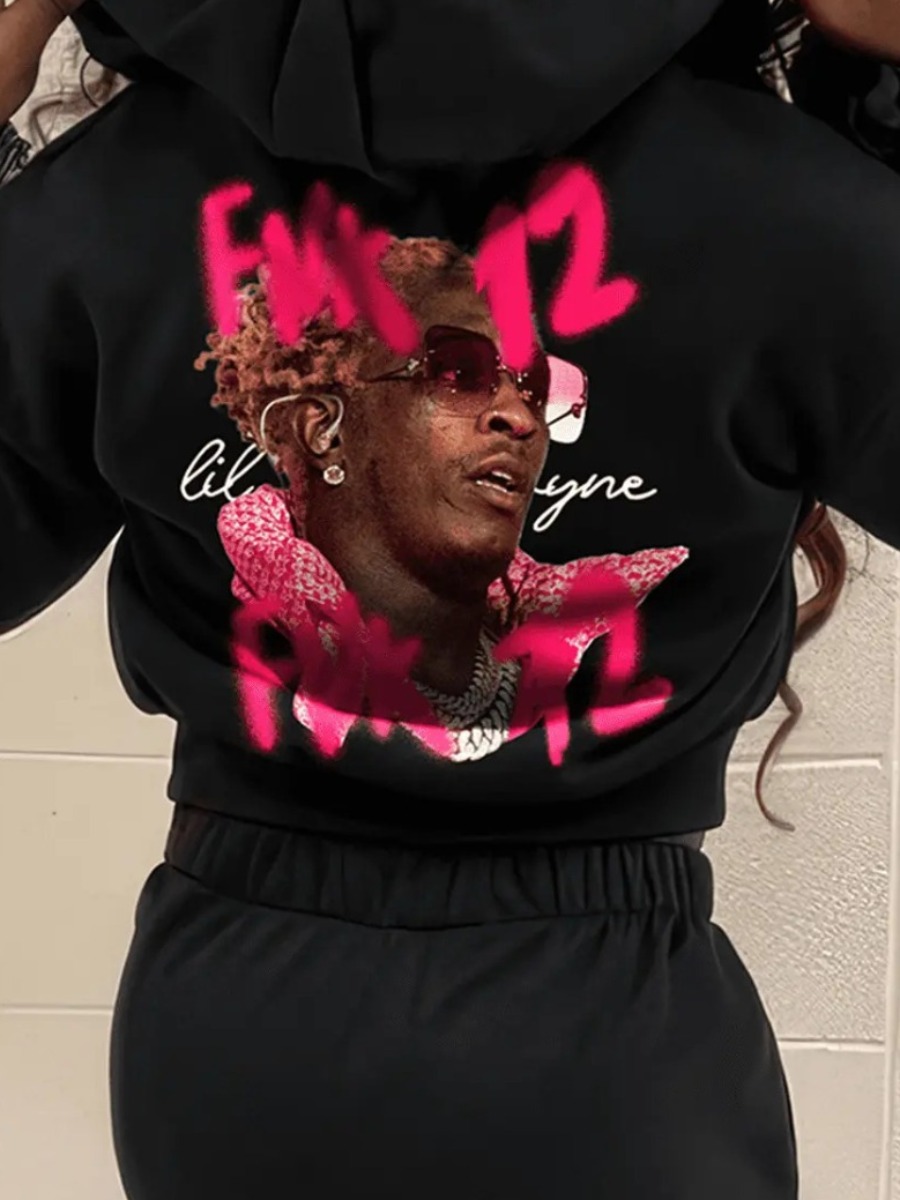 LW Graffiti Element Figure Hoodie
