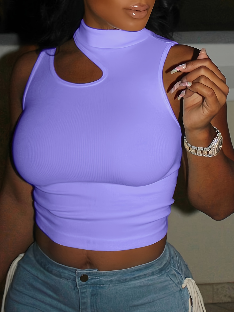 LW Round Neck Cut Out Skinny Camisole