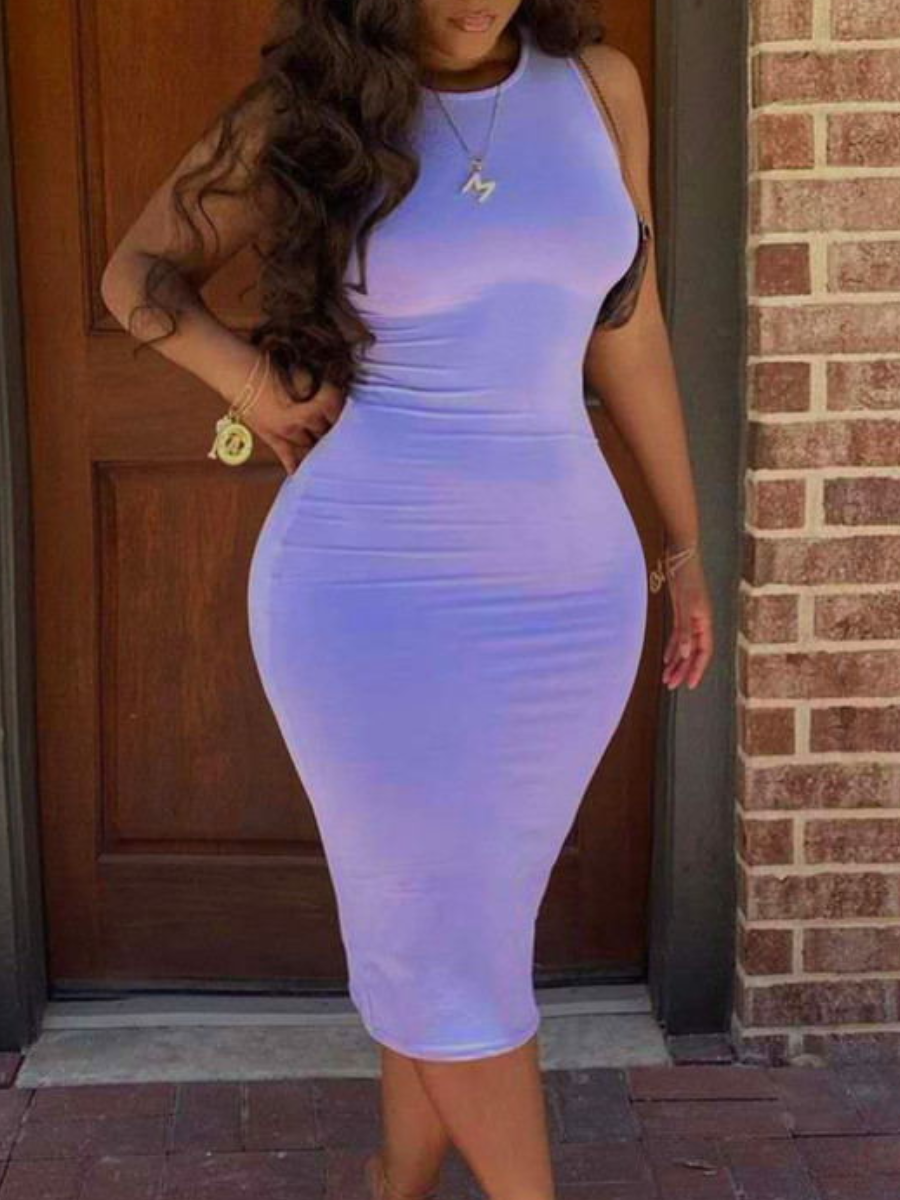 LW BASICS Plus Size Bodycon Cami Dress