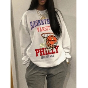 LW Pattern Letter Sweatshirt
