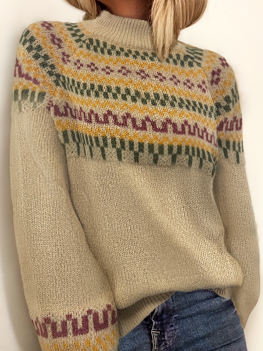 LW Pattern Tribal Sweater