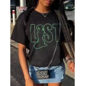 LW Pattern Letter T-shirt