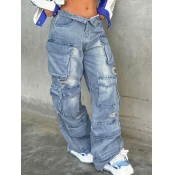 LW Bandage Design Solid Micro Elasticity Jeans
