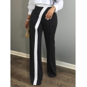 LW Patchwork Striped Pants
