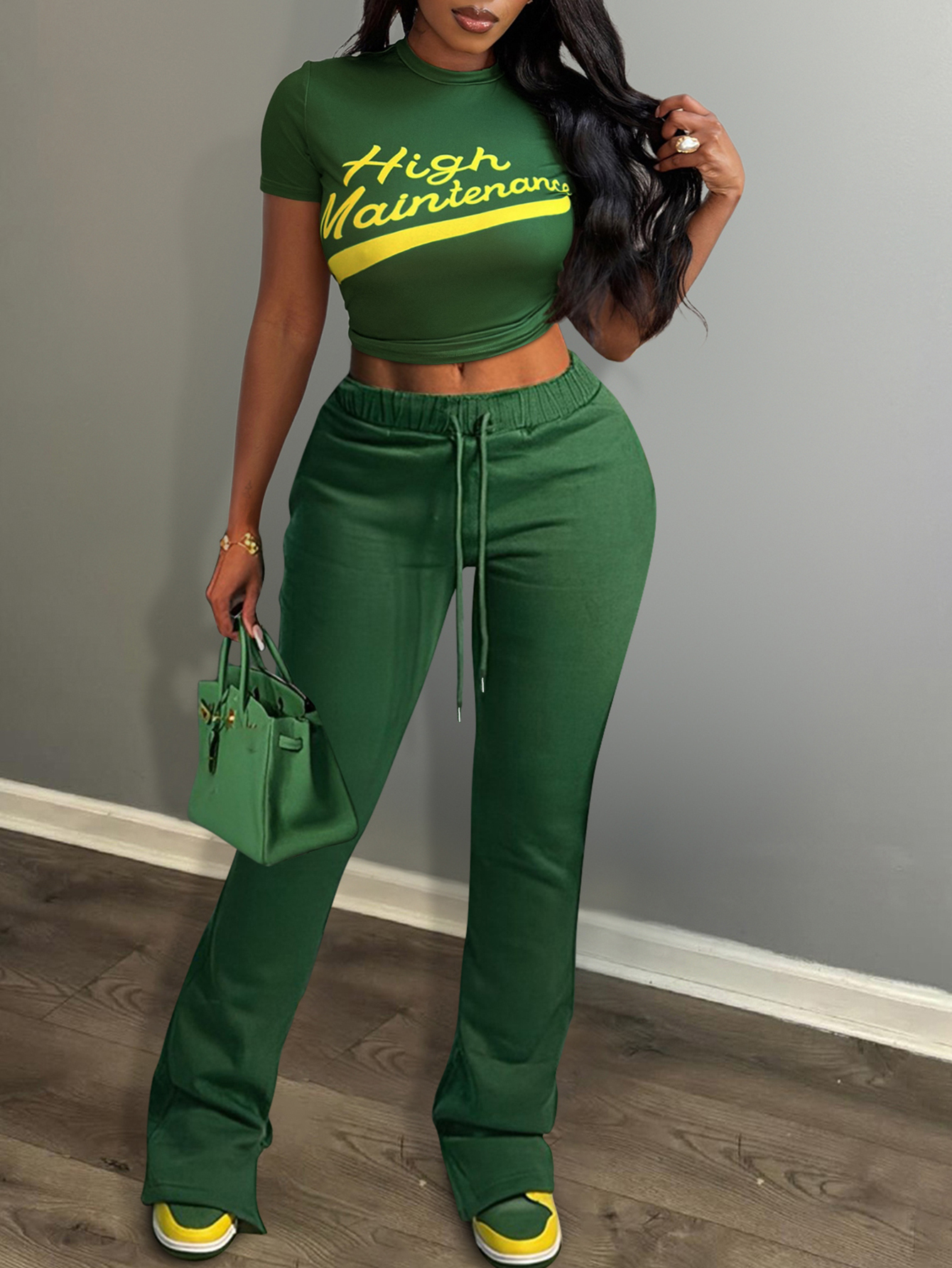 LW BASICS Two-piece Pants Set