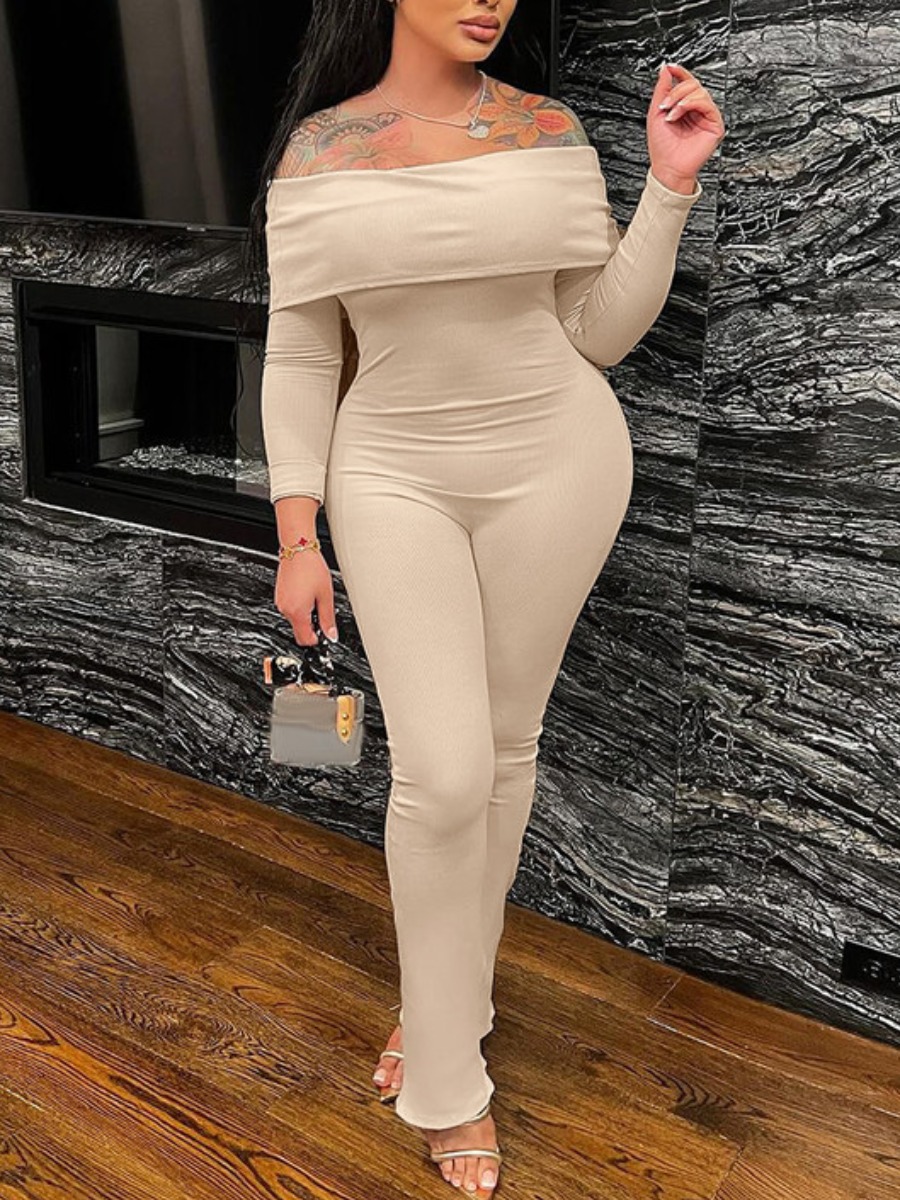 LW BASICS Solid Color Jumpsuit