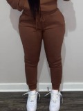 LW BASICS Drawstring Solid Color Pants