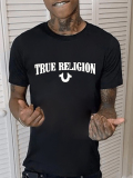 LW Men Pattern Letter T-shirt