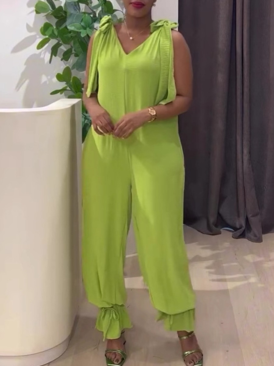 LW BASICS Plus Size Bandage Design Solid Color Jum