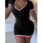 LW BASICS Plus Size Solid Color Dress